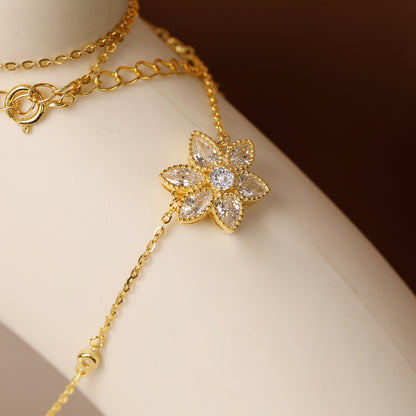 Alina Flower Pendant Necklace