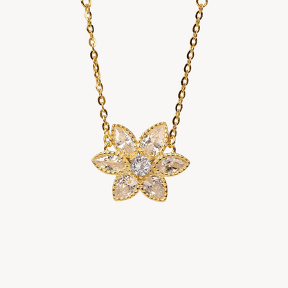 Alina Flower Pendant Necklace
